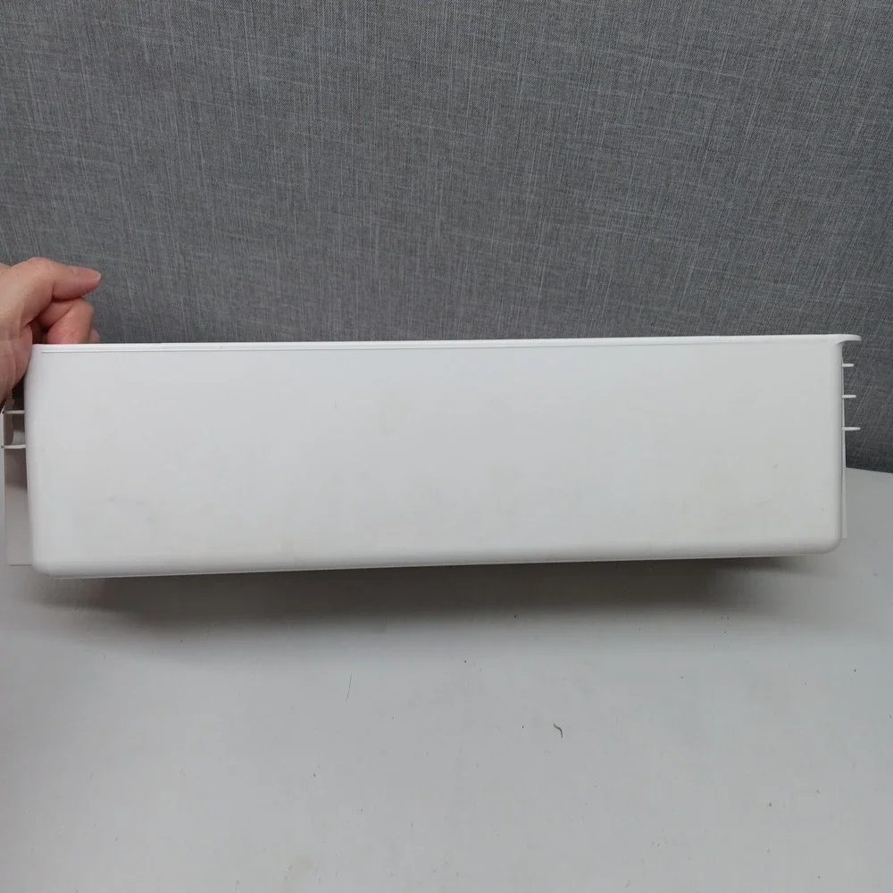 GE Refrigerator Door Bin‎ 200D5596P001 White Clear Shield OEM Used Shelf